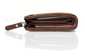Unique Design Vintage Leather <b>RFID</b> Short <b>Wallet</b> for Men Secure Coin Pocket Bifold <b>Wallet</b> with <b>RFID</b> Protection Available For Sale - Product Image 4