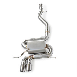 Système d'échappement haute performance pour BMW 116i <span class=keywords><strong>120i</strong></span> 2.0E87 2004-2011 Acier inoxydable Catback Tuyau d'échappement - Product Image 4