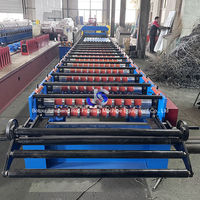 Máquina corrugada de hoja de techo de acero metálico de lujo
