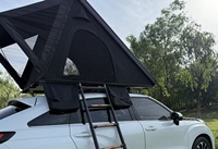 Tente de toit triangulaire en toile d'aluminium à ouverture automatique rapide, imperméable quatre saisons, pour le camping