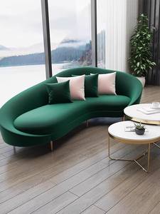 Canapé de luxe pour petit salon familial, salon de beauté, zone de réception, design en arc haut de gamme pour utilisation en <span class=keywords><strong>location</strong></span> - Product Image 4