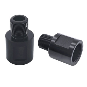 Bộ chuyển đổi lọc dầu bằng thép đen mới 1/2-28 nam sang 5/8-24 nữ có ren với miếng đệm đi kèm - Product Image 4