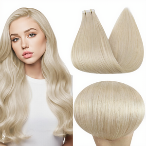 Extensions cheveux vierges donneur brut, Ins invisibles bande cheveux donneur Vietnam et cheveux de bâton alignés cuticule donne - Product Image 1