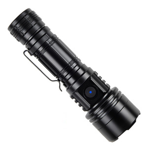 Handheld Flashlight 21700 Rechargeable Aluminum Alloy Green Light LED High Intensity Long Range Fixed Focus - Product Image 1