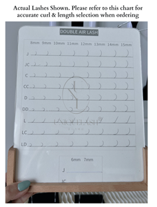 ขนตาปลอมแบบแบน รุ่นพรีเมียม UNIQUE LASH สีน้ำตาลช็อกโกแลต ติดแน่นพิเศษ ขนาด 0.20 มม. งอน C โทนสีวอร์มแมท ผลิตด้วยมือจากวัสดุ PBT ออกแบบโดยช่างมืออาชีพชาวเกาหลี - Product Image 2