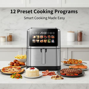 <span class=keywords><strong>Freidora</strong></span> de Aire Digital Profesional de 8L, Electrodomésticos de Cocina con Calentamiento Dual Superior e Inferior - Product Image 3