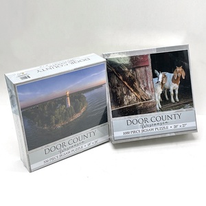 Cá nhân sublumation trống Câu Đố các tông 100 550 1000 miếng cho người lớn thăng hoa Câu Đố khoảng trống với hộp - Product Image 4