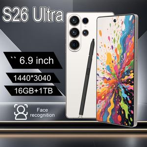 S26 Ultra Smartphone Business 6.9 <span class=keywords><strong>Pollici</strong></span> 5G 16GB+1TB Fotocamera 108MP 10 Core Android 15 Dual SIM Sblocco Facciale Mercato Globale - Product Image 5