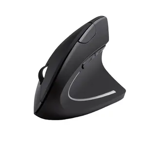 Mouse vertikal ergonomis 2.4G, nirkabel tangan kanan kiri Komputer Gaming 6D USB optikal untuk Laptop PC