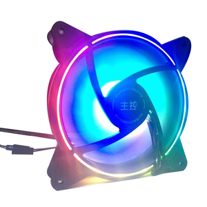 Vỏ Máy Tính Làm Mát Hiệu Suất Cao Quạt Làm Mát 16Led + 8 Led DC 12V RGB Quạt Máy Tính Kèm Quạt - Product Image 5