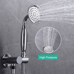 <span class=keywords><strong>Ducha</strong></span> de mano de latón antiguo con soporte, cabezal de <span class=keywords><strong>ducha</strong></span> de mano de alta presión, rociador en forma de teléfono Vintage, <span class=keywords><strong>manguera</strong></span> larga - Product Image 4