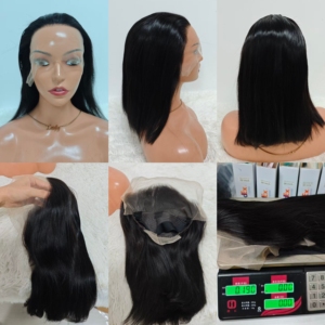 Promotion Letsfly : Perruques 100% Cheveux Humains, Densité 200%, Lace Frontal 13x4, 14 pouces, Cheveux Plus Volumineux, Bonne Qualité, Vente en Gros Direct Usine, à partir de 38$ - Product Image 5