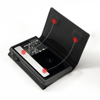 Dompet Pintar Casekey Desain Baru Tipis Minimalis Magnetik Pelacak Otomatis RFID Isi Ulang dengan GPS Tracker