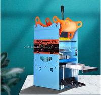 Machine semi-automatique manuelle et électrique de scellage de tasse de diamètre de tasse de 90/95mm avec la technologie de chauffage pour le thé au lait de bulle