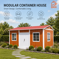 Rumah Kontainer Modular 1 Kamar Tidur Prefab, Rumah Kontainer Portabel Lepas Pasang dengan Kamar Mandi dan Dapur, Rumah Mungil Siap Kirim