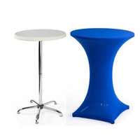 Table de bar cocktail, meuble de fête, forme ronde, haut, offre spéciale
