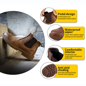 أحذية السلامة ذات المقدمة الفولاذية الأكثر مبيعًا لعام 2021، أحذية عمل مطاطية آمنة S3 للتسوق عبر الإنترنت - Product Image 3