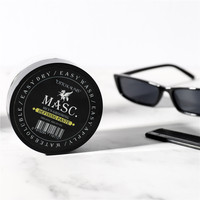 Cire coiffante organique pour hommes, tenue forte, pour des styles texturés authentiques et durables, fibres pliables, extension de cheveux bouclés