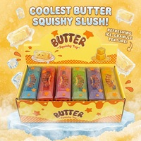 Jouet Squishy en forme de bâton de beurre, Gadget anti-stress, Jouet Squishy à texture de slime en gros