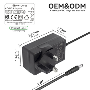 Ukca xách tay 18W 20W 12V1A 1Amp 8.5V 5V 6V 0.5A 5V2A 9V 12V 24V 27V 26V 1A 1.5A 2A 2.5A AC DC chuyển đổi Power <span class=keywords><strong>Adapter</strong></span> cho PS2 - Product Image 3