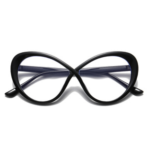 Gafas de Moda Ovaladas con Receta Personalizada 872, Antireflejantes, con Filtro de Luz Azul, Montura Vintage de Gran Tamaño, Estilo Ojo de Gato - Product Image 5