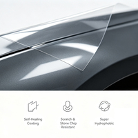 Film de protection de peinture automobile en TPU auto-réparateur anti-rayures, isolation thermique, blocage des UV, film transparent pour carrosserie automobile