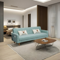 Canapé-lit futon gonflable pliable moderne en forme de L, 2 places, pour usage hôtelier, petit logement familial/chambre à louer