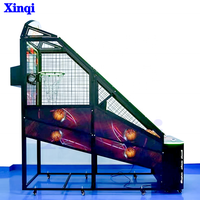 Vente directe usine : Machine de jeu de basket-ball d'arcade en métal à fort rendement, avec simulateur de tir multijoueur d'intérieur, équipement de divertissement