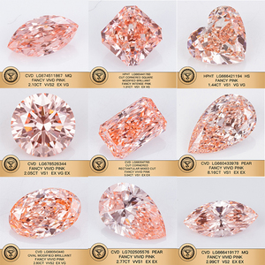 IGI giấy chứng nhận ưa thích ánh sáng màu hồng lỏng phòng thí nghiệm kim cương hpht cvd vvs vs 1 ~ 5ct hình dạng lạ mắt phòng thí nghiệm phát triển kim cương - Product Image 2