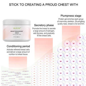 Etiqueta privada, la mejor crema reafirmante orgánica Natural para realzar los senos, crema masajeadora apretada para pechos grandes, fábrica OEM/ODM de <span class=keywords><strong>China</strong></span> - Product Image 4