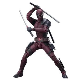 New products 15cm anime figures SHF The joints are movable Marvels superhero deadpooll Action figures