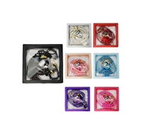 Compteur de Tasbih numérique LED en cristal moderne pour la maison intelligente, bague portable à 99 perles en ABS, cadeaux musulmans