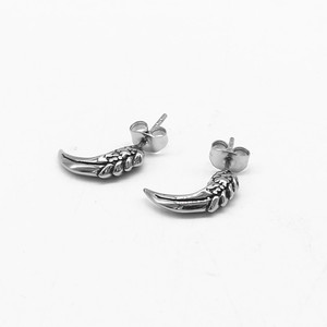 Pendientes de acero inoxidable yunnique con forma de garra, estilo punk rock, joyería de moda unisex - Product Image 1