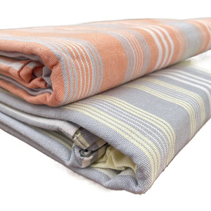 Japanese Style Pure Cotton Flat <b>Sheet</b> Plaid Pattern Washable Home Use Adult <b>Bedding</b> - Product Image 5