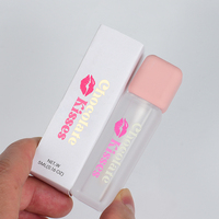 Tube de gloss à lèvres en ABS de 5 ml, emballage de tubes de gloss à lèvres givrés, cosmétiques, rouge à lèvres, emballage cosmétique, sérigraphie, 10 pièces