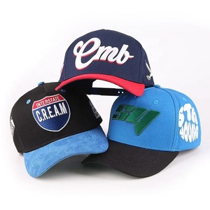 High Quality Custom 5-Panel 3D Embroidery Sporty Formal Baseball <b>Hats</b> for Men Women Two-Tone Letter <b>Waterproof</b> Outdoor Sports - Product Image 3