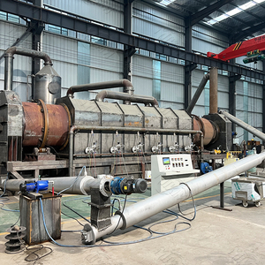 Nuevo horno de retorta de carbón sin humo y máquina de estufa de biocarbón horno de carbonización accionado por motor 380V/220V 20-40kW de potencia a la venta - Product Image 3