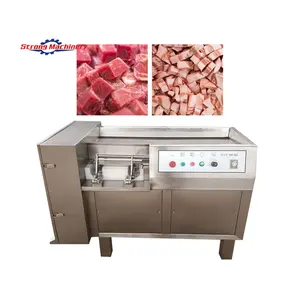 Automatic frozen beef cow mutton goat lamb meat dicing machine electric industrial beef dicer frozen meat cutting machine