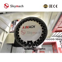 Centre d'usinage vertical CNC 3 axes VMC1580 avec système de commande FANUC et broche taïwanaise