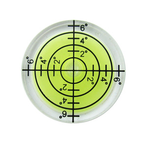 Nivel de burbuja acrílico de 32x7 mm con marcas de grados para medición de precisión - Product Image 4