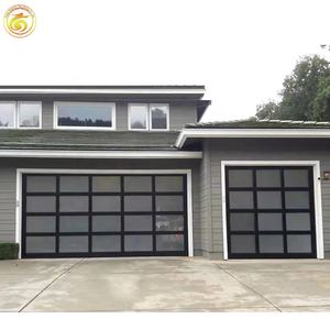 <span class=keywords><strong>Porte</strong></span> <span class=keywords><strong>de</strong></span> <span class=keywords><strong>garage</strong></span> industrielle à double section en acier nord-américain pour deux voitures et portes piétonnes - Product Image 4