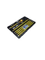 Laser de pose de câbles à fibres optiques pour l'installation aérienne avec double bobine