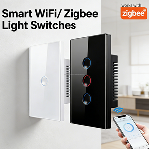 ETL SAA Certified Touch Groove Concave Glass Button Interruptor Wireless Inteligente Wifi Light <strong>Switch</strong> Wall <strong>Smart</strong> Home Electric - Product Image 1