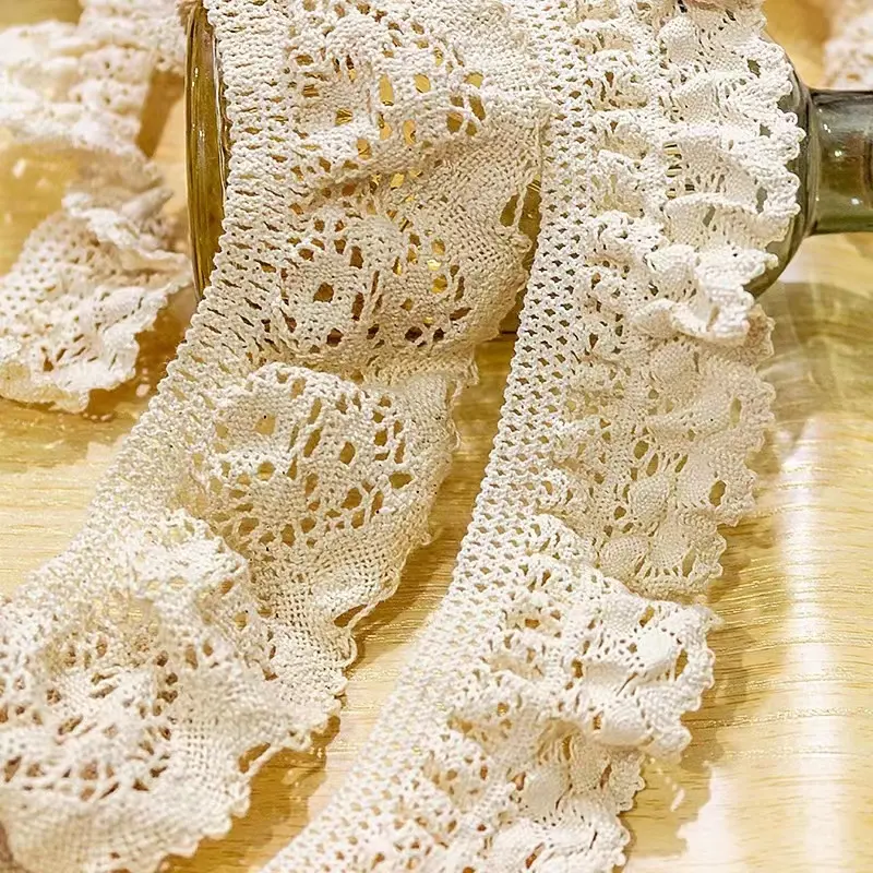 jersey cotton knitted trimming fringe lace webbing elastic garment