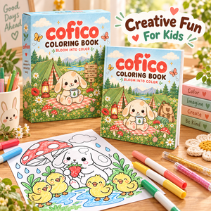 <span class=keywords><strong>Livre</strong></span> de coloriage personnalisé KAIX Cozy, couverture de dessin animé de chien personnalisée, livres de coloriage pour enfants, emballage personnalisé avec logo de marque - Product Image 1