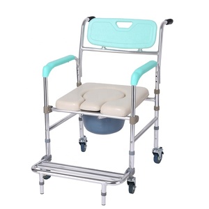 Silla de transferencia de aluminio <span class=keywords><strong>para</strong></span> discapacitados, reposapiés antiinclinación - Product Image 1