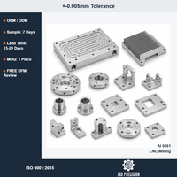 Pièces de refroidissement liquide usinées sur mesure par CNC, aluminium 6061, fournisseur OEM, précision 0,005 mm, ISO 9001, fraisage CNC de précision Ra 1,6 µm