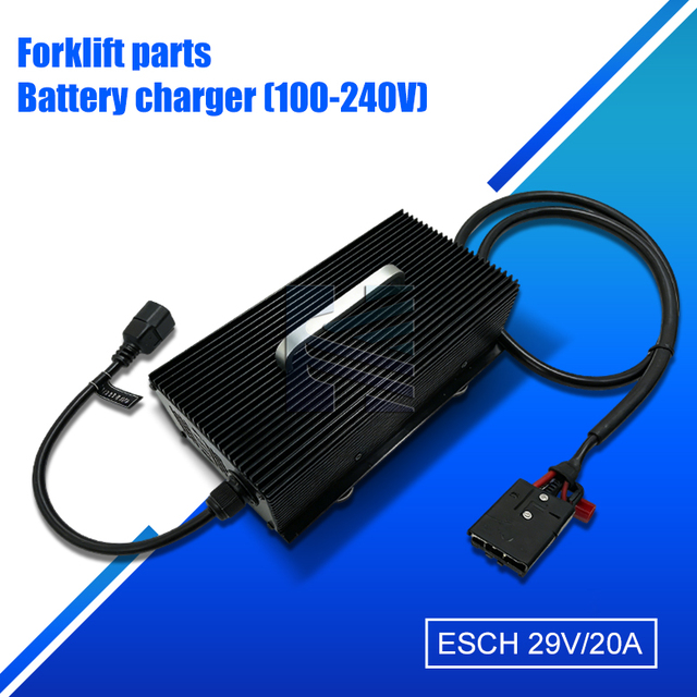 AIMB155-741000-000 ESCH 29V/20A New Lithium Battery Small Diamond Charger 100-240V Charger for Forklift Truck Attachment