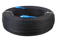 Pasokan pabrik Simplex luar ruangan G657A1 50M 100 m 200m Kabel Patch Drop Sc Upc untuk Sc Upc Kabel Ftth 100 Meter Kabel komunikasi