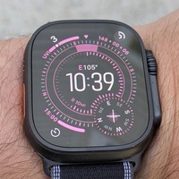 Montre connectée Titanium Metal Original Watch Ultra 3 d'occasion GPS+Cellular ESIM OLED 1,98 pouces 599 mAh 64 Go WatchOS Naturel, Noir